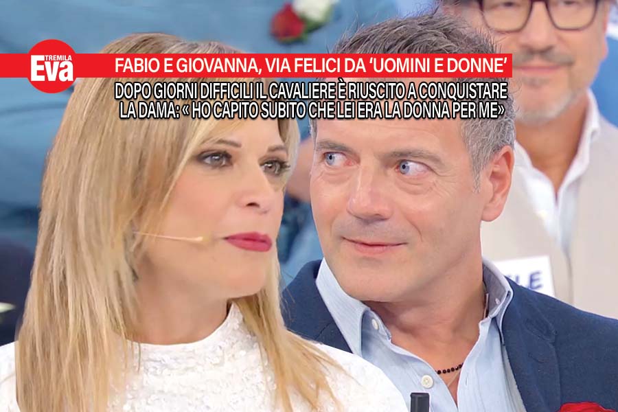 Fabio e Giovanna escono felici e insieme da 'Uomini e Donne'