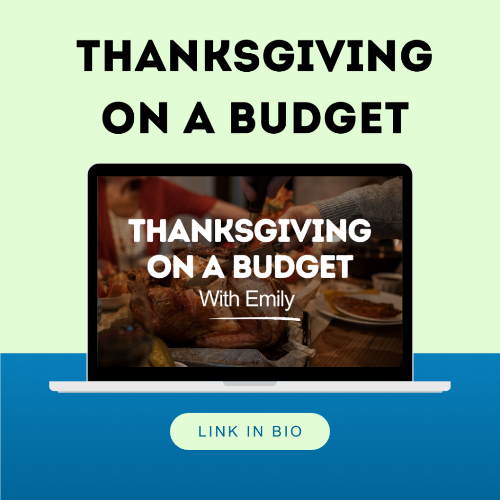 Thanksgiving on a budget? 🍂