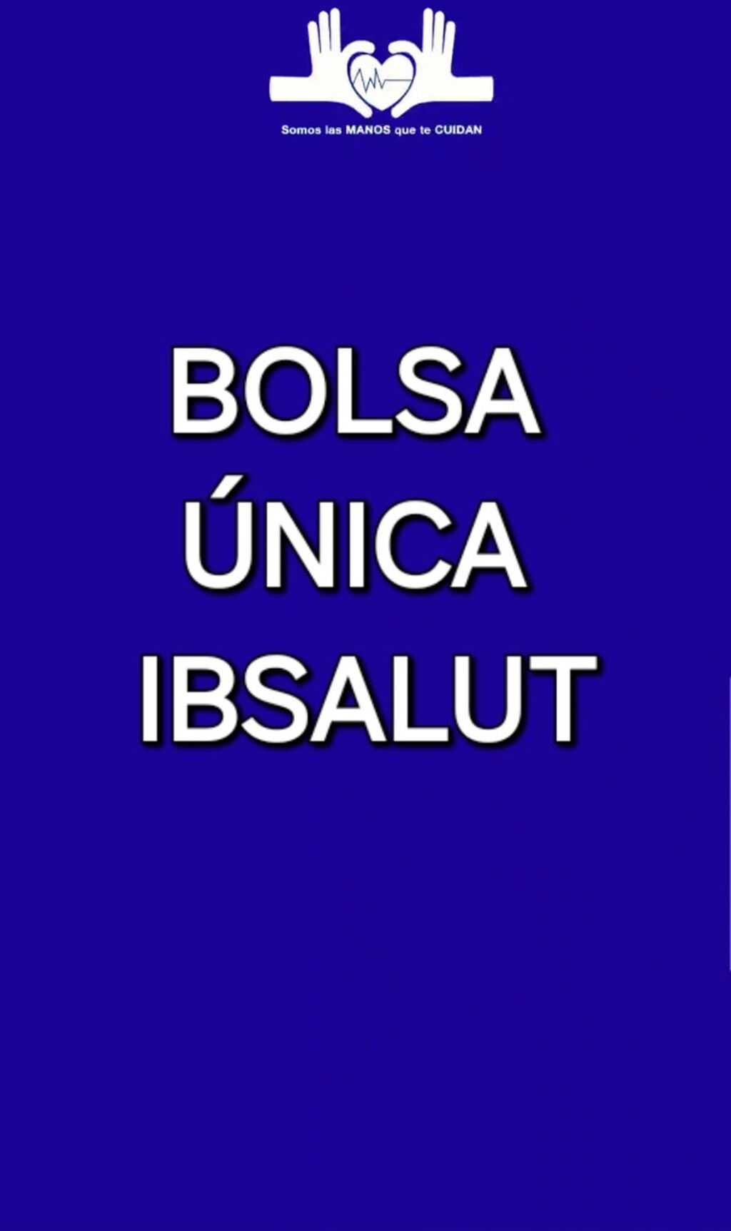 INSCRIPCI&Oacute;N BOLSA UNICA IBSALUT 