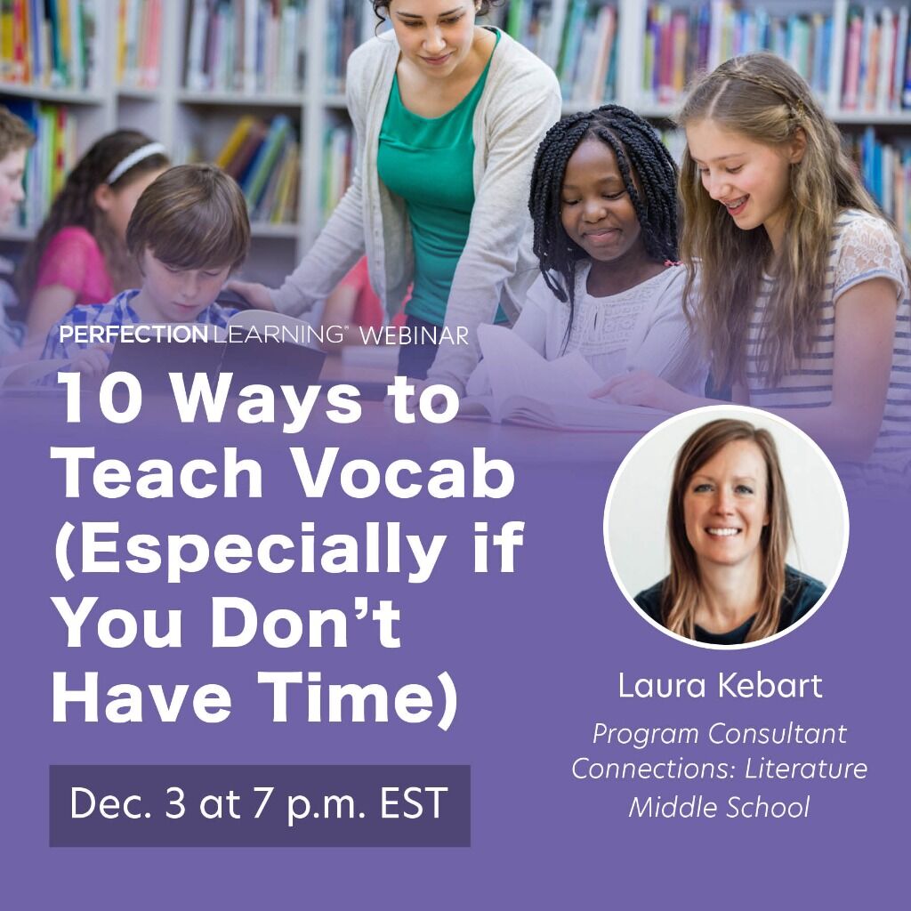 Laura Kebart Webinar Registration - 10 Ways to Teach Vocabulary