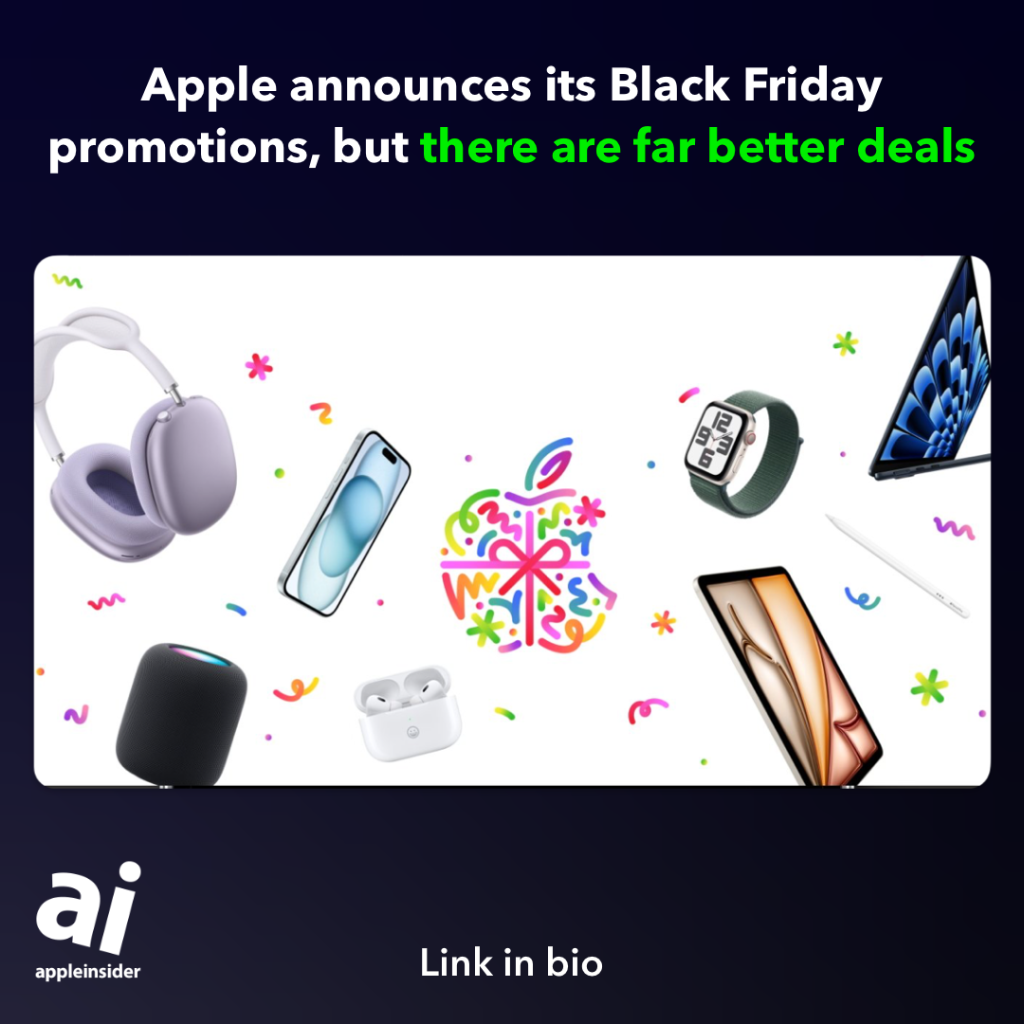 Apple announces its Black Friday promotions, but there are far better deals