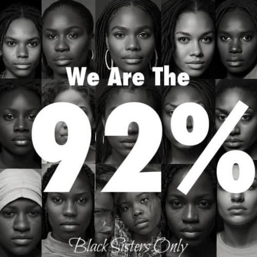 Join- The Black Sisters Only-We Are The 92% Facebook Group