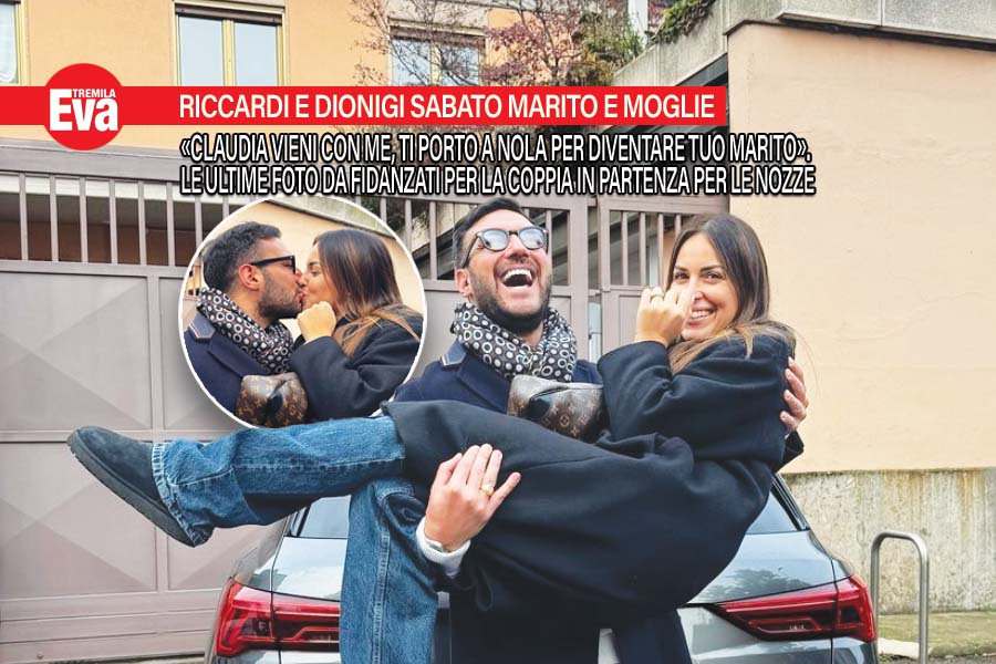 Lorenzo Riccardi e Claudia Dionigi, da U&D alle nozze a Nola