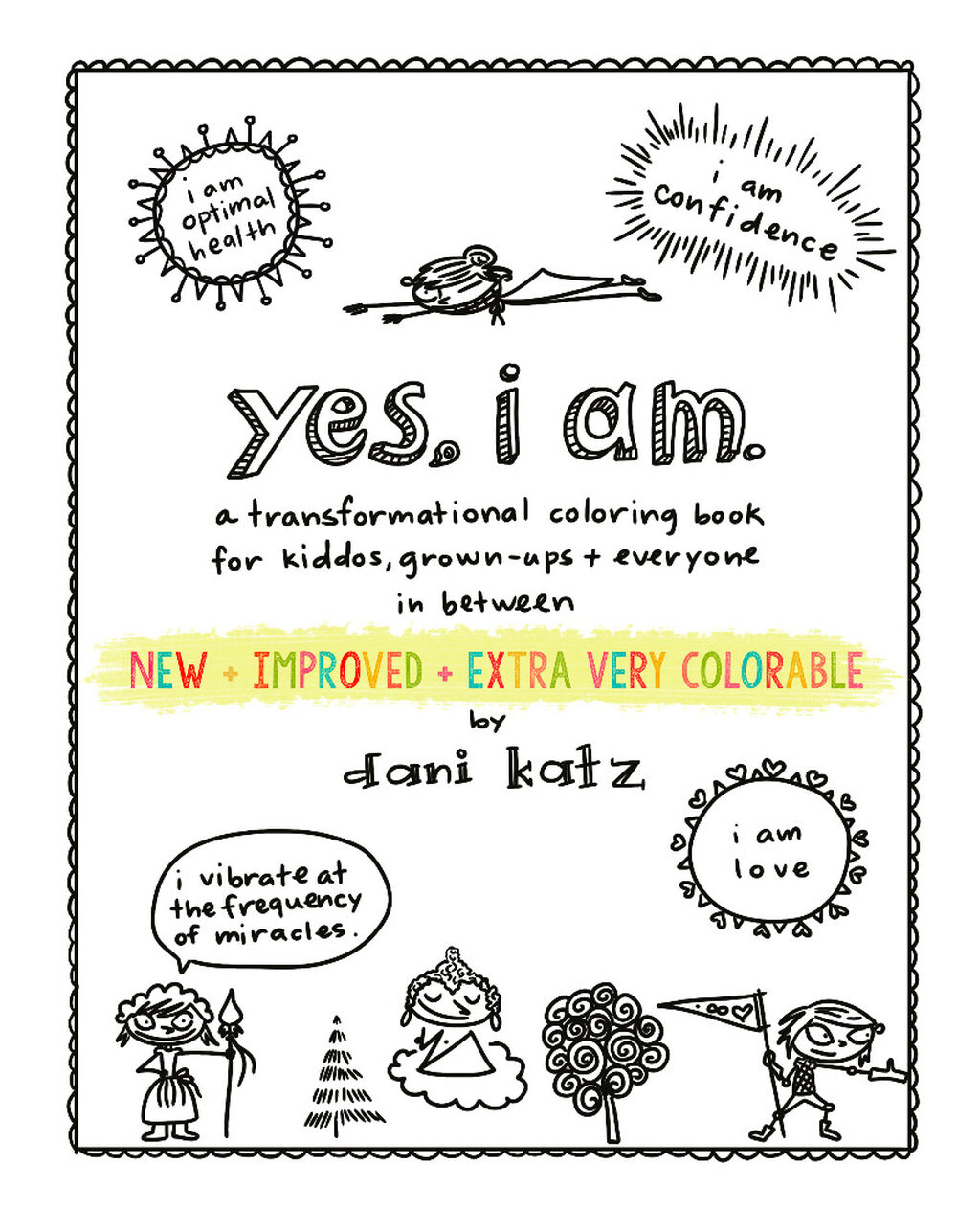 new + improved YES, I AM Transformational Coloring book