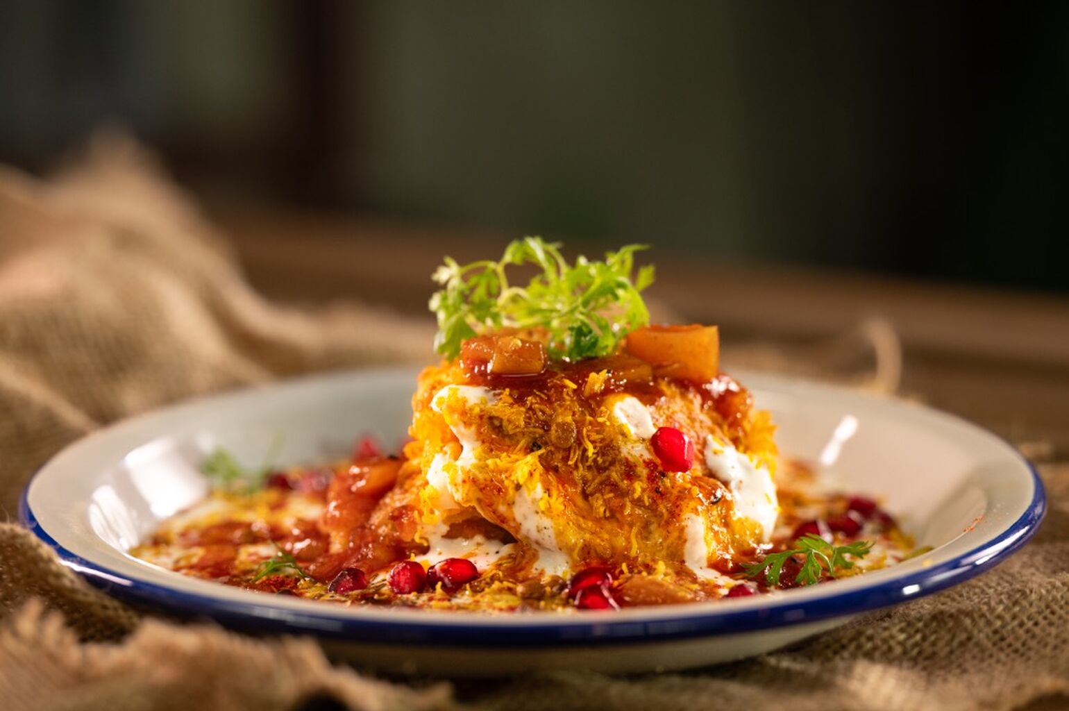 Aloo Tikki Chaat