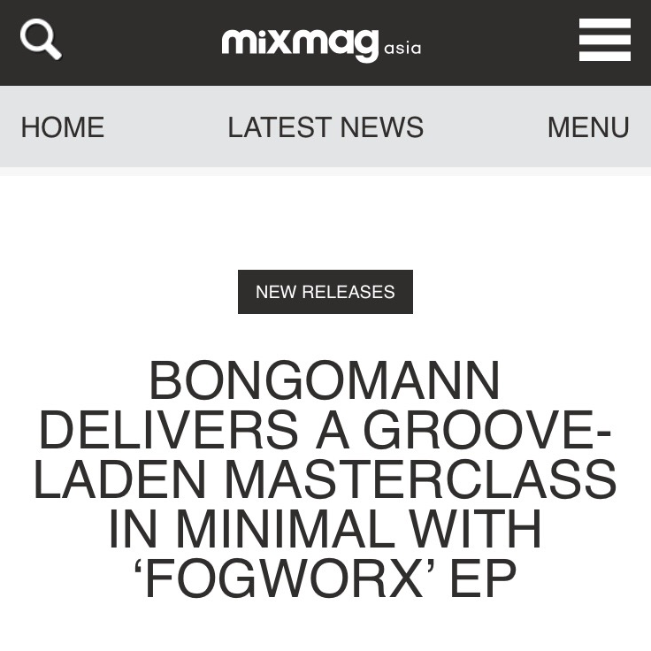 Mixmag Asia - Fogworx EP Feature
