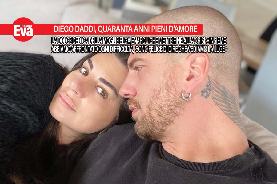 Daddi compie 40 anni e Elga Enardu lo festeggia con amore