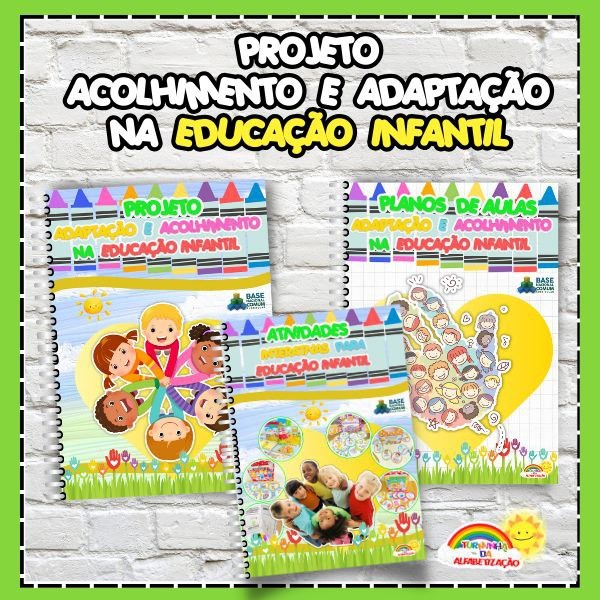 Projeto adapta&ccedil;&atilde;o e acolhimento na educa&ccedil;&atilde;o infantil - Planos de aula e atividades interativas