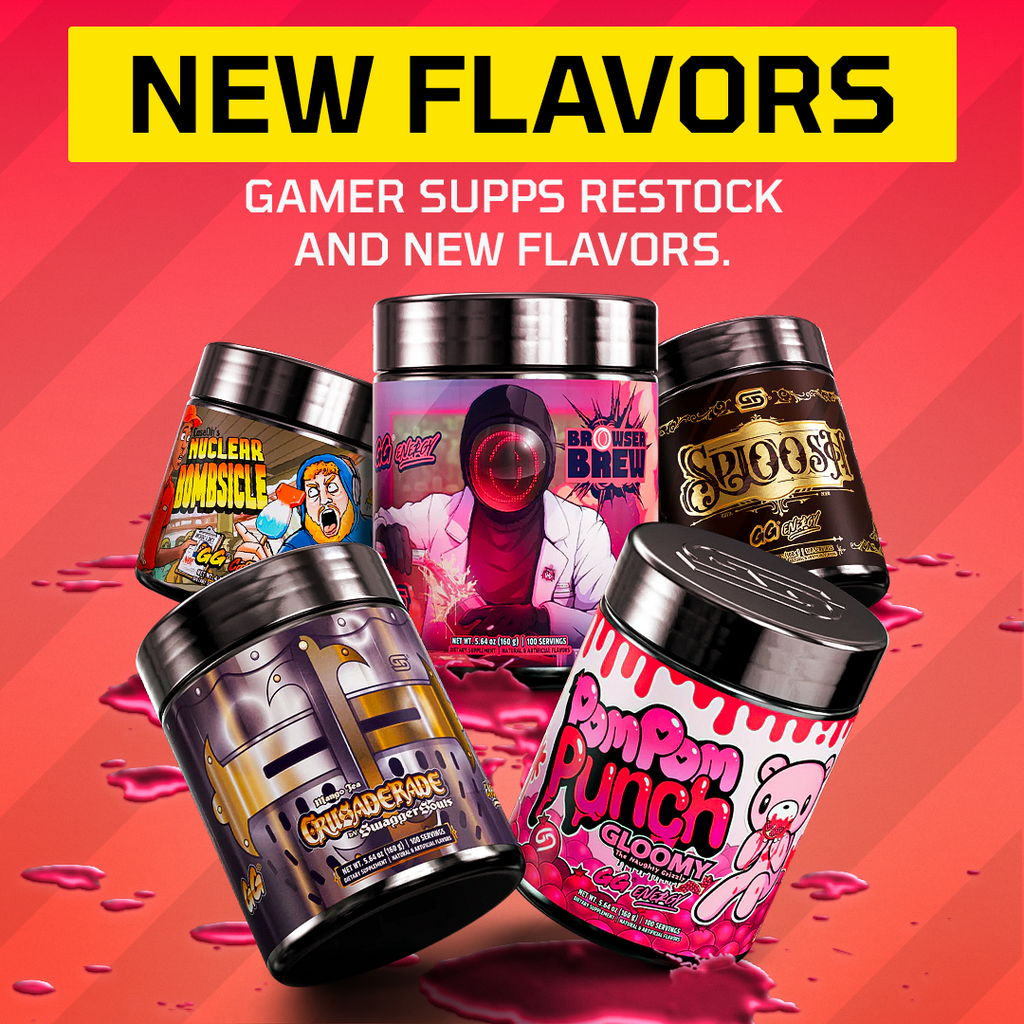 GamerSupps New Flavors & Restock
