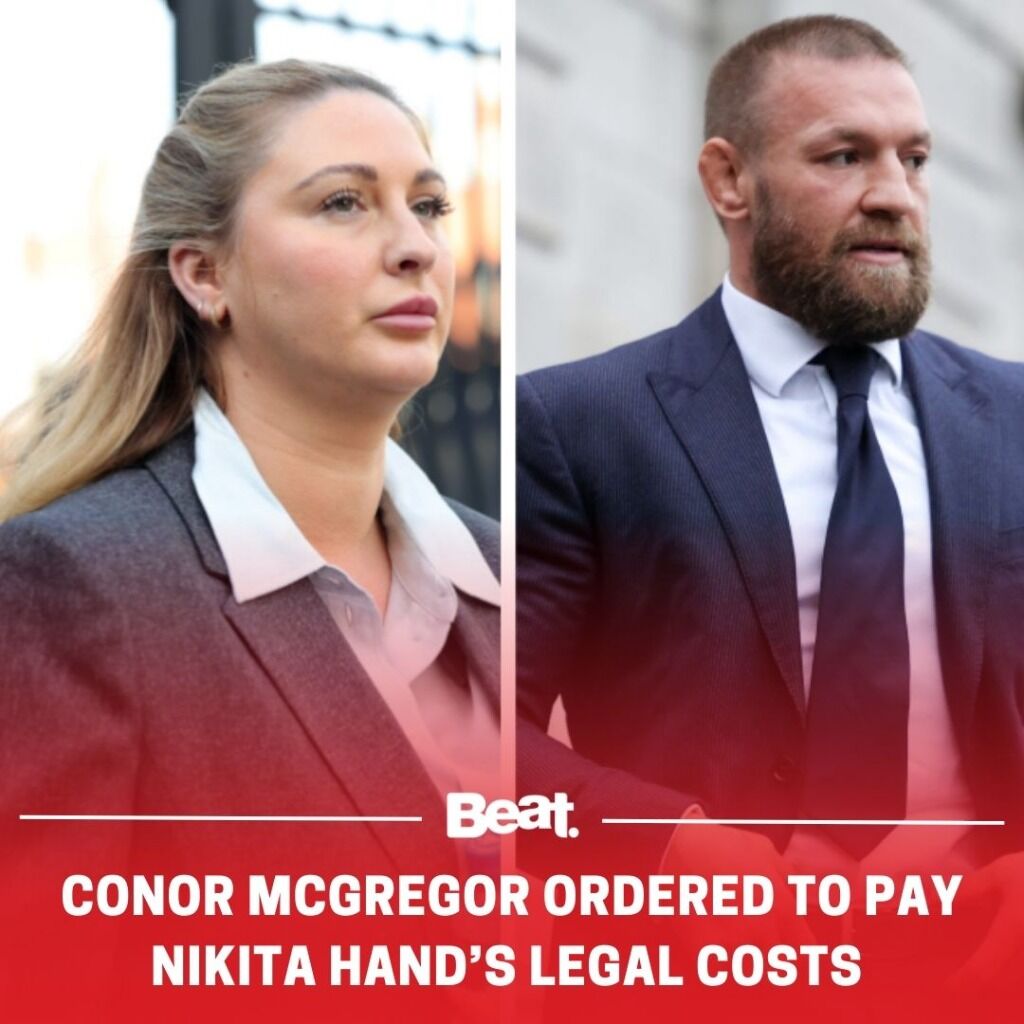 Conor McGregor ordered to pay Nikita Hand&rsquo;s legal costs from lawsuit against him