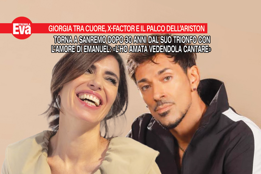 Giorgia, Sanremo 30 anni dopo il brano che conquist&ograve; Emanuel