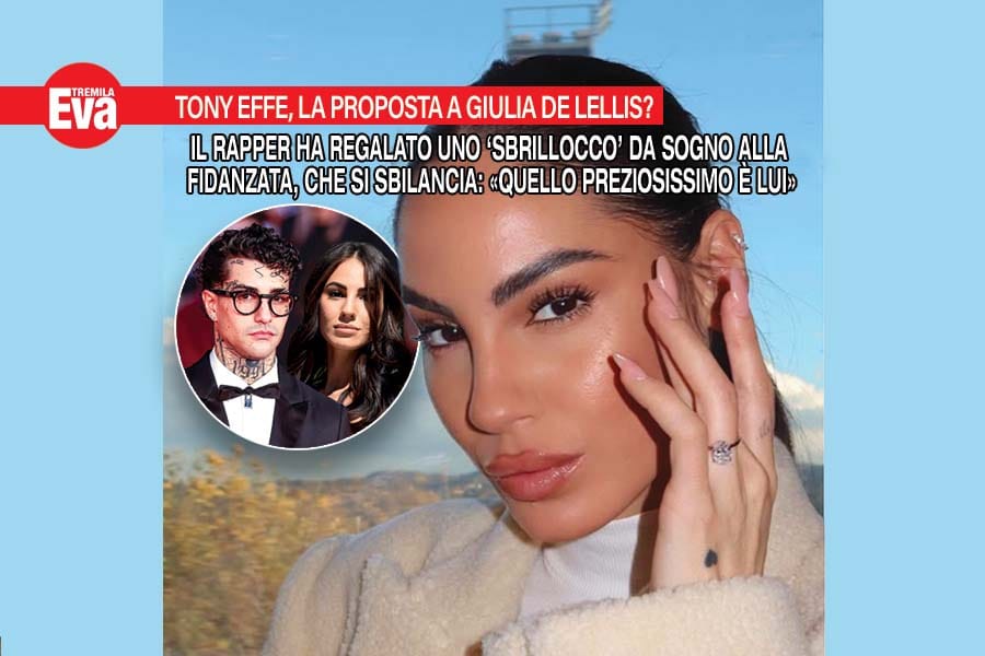 Tony Effe regala a Giulia De Lellis un 'solitario' da sogno