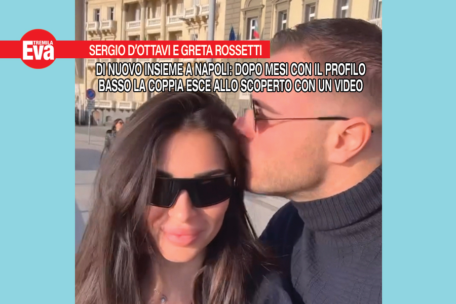 Sergio D'Ottavi e Greta Rossetti del GF di nuovo insieme