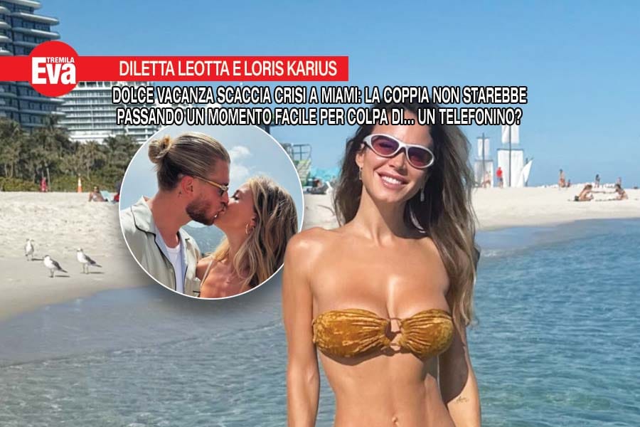 Diletta Leotta e Loris Karius, vacanza scaccia crisi a Miami?