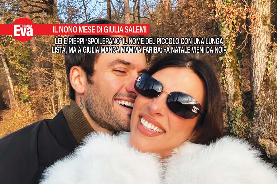 Giulia Salemi: ecco la lista dei possibili nomi di suo figlio
