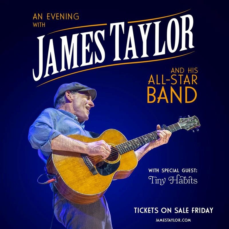 James Taylor 2025 US Summer Tour Tickets