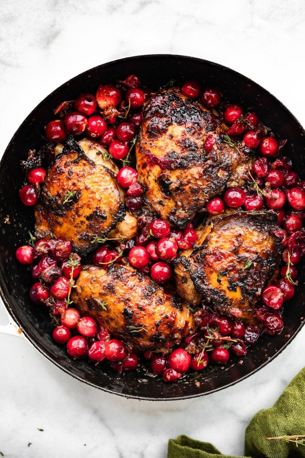 Balsamic Roasted Cranberry Chicken