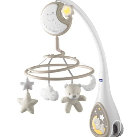 Chicco Next2Dreams Carrusel M&oacute;vil Beb&eacute; - 3 en 1 Compatible con Cuna Next2Me o Minicunas Colecho/Viaje, Efectos de Sonido, Proyector de Luz Nocturna y M&uacute;sica Cl&aacute;sica, 0m+, Gris : Amazon.es: Beb&eacute;