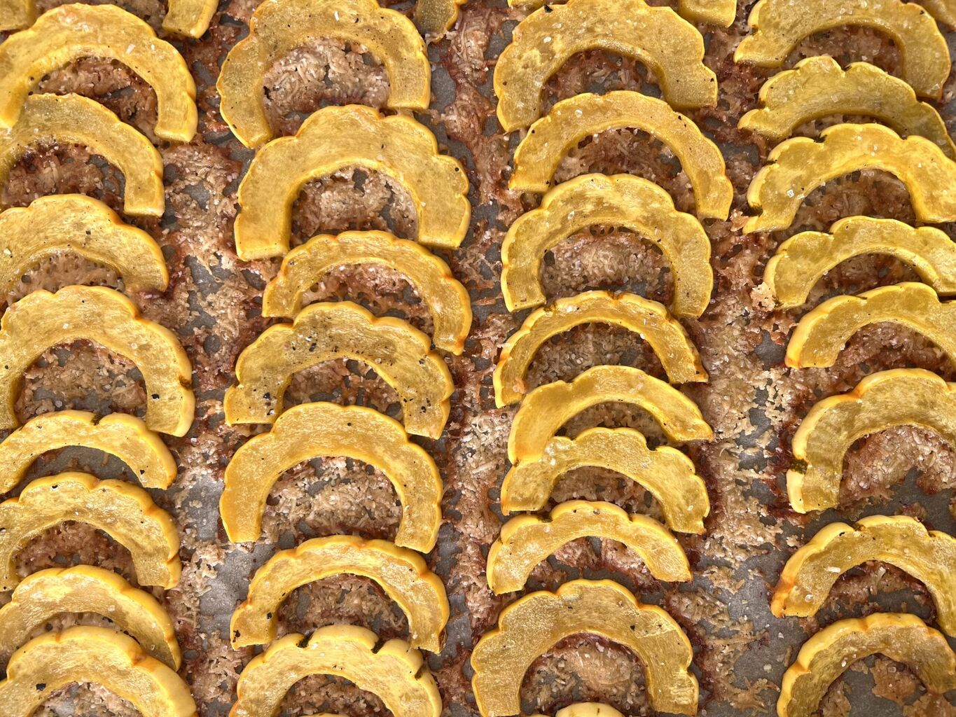 Delicata Squash Parmesan Frico - Mom's Kitchen Handbook