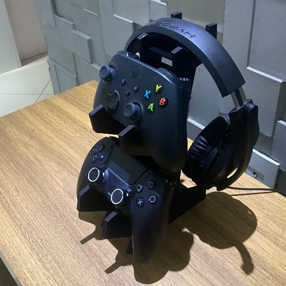 Suporte para Headset e 2 Controles