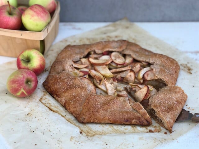 Rustic Apple Walnut Tart - Mom's Kitchen Handbook