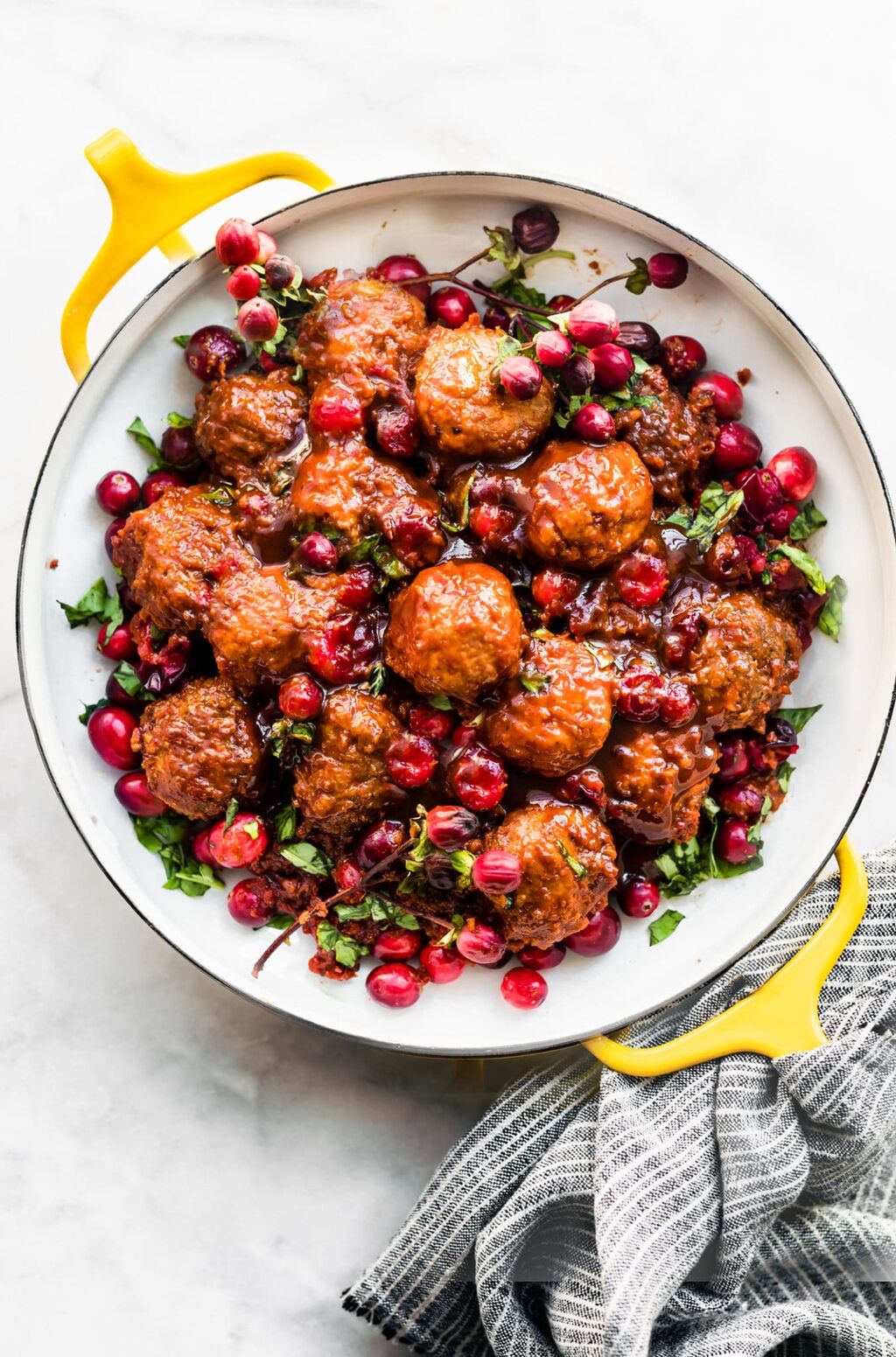 Slow Cooker Gluten Free Meatballs with Cranberry Sauce