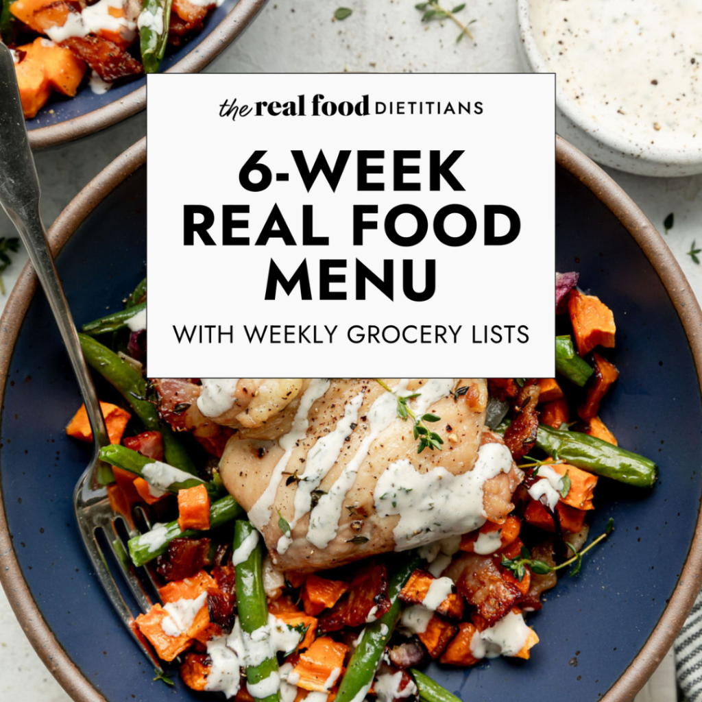 6-Week Real Food Menu Promo #1