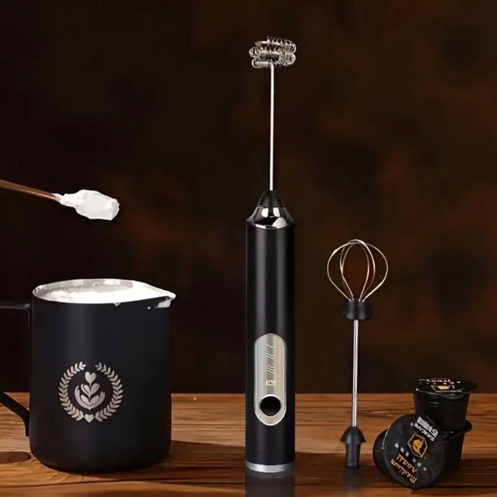 Badass Hand Frother with Whisk