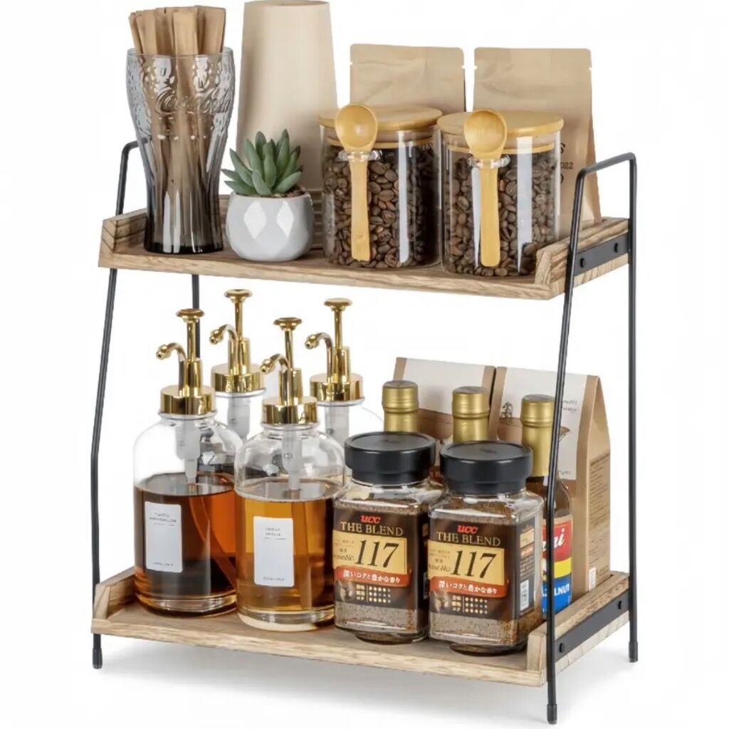 Two tier shelf