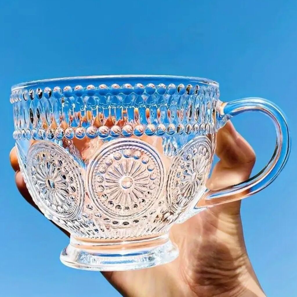Vintage cappuccino glass