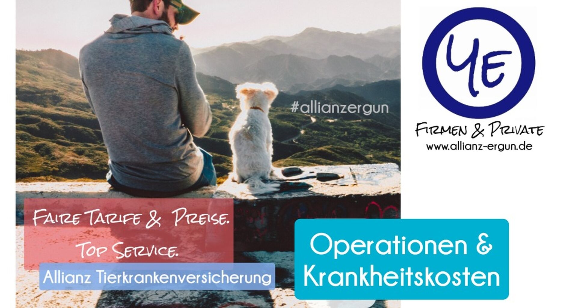 Tierkrankenversicherung für Hund, Katze, Pferd