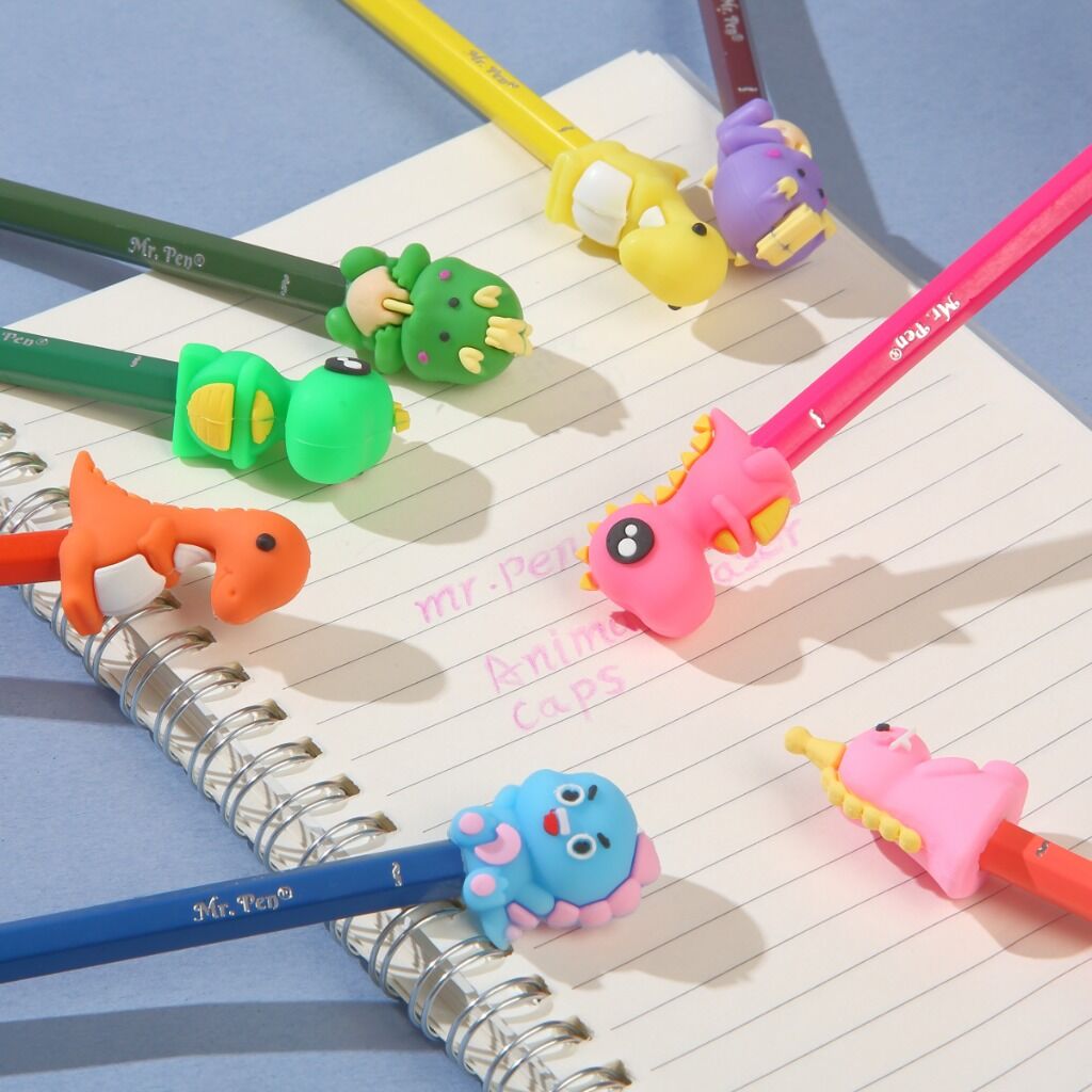 Mr. Pen- Animal Pencil Top Erasers,