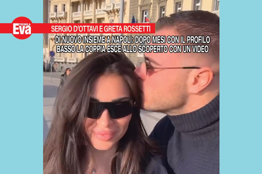Sergio D'Ottavi e Greta Rossetti del GF di nuovo insieme