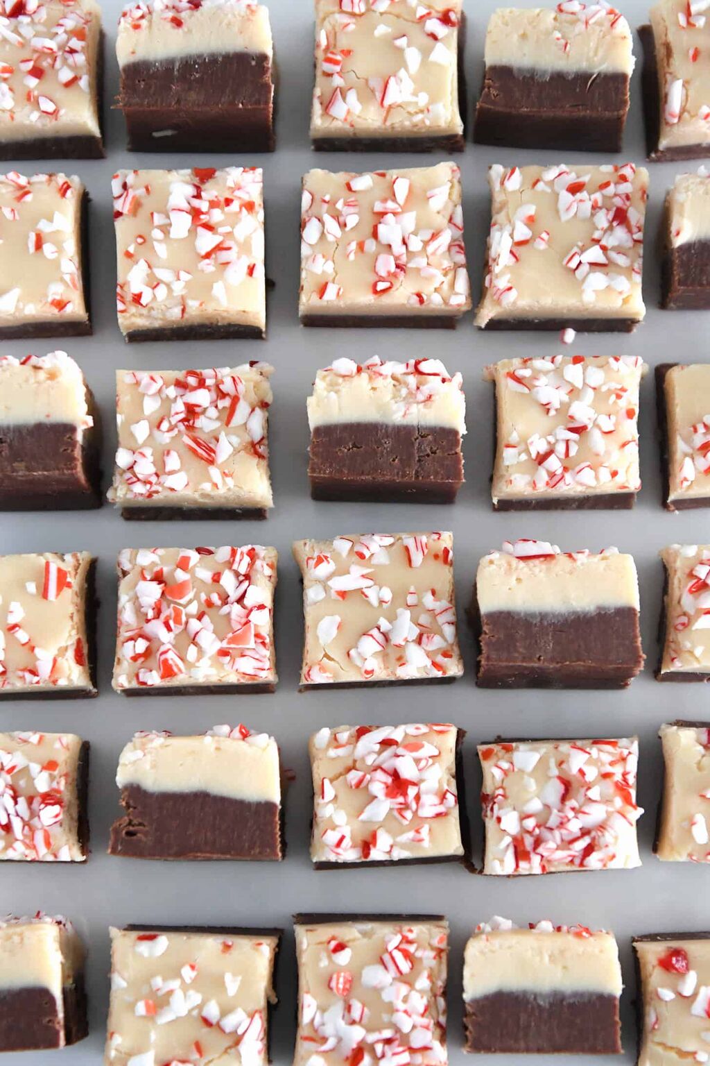 Peppermint Bark Fudge