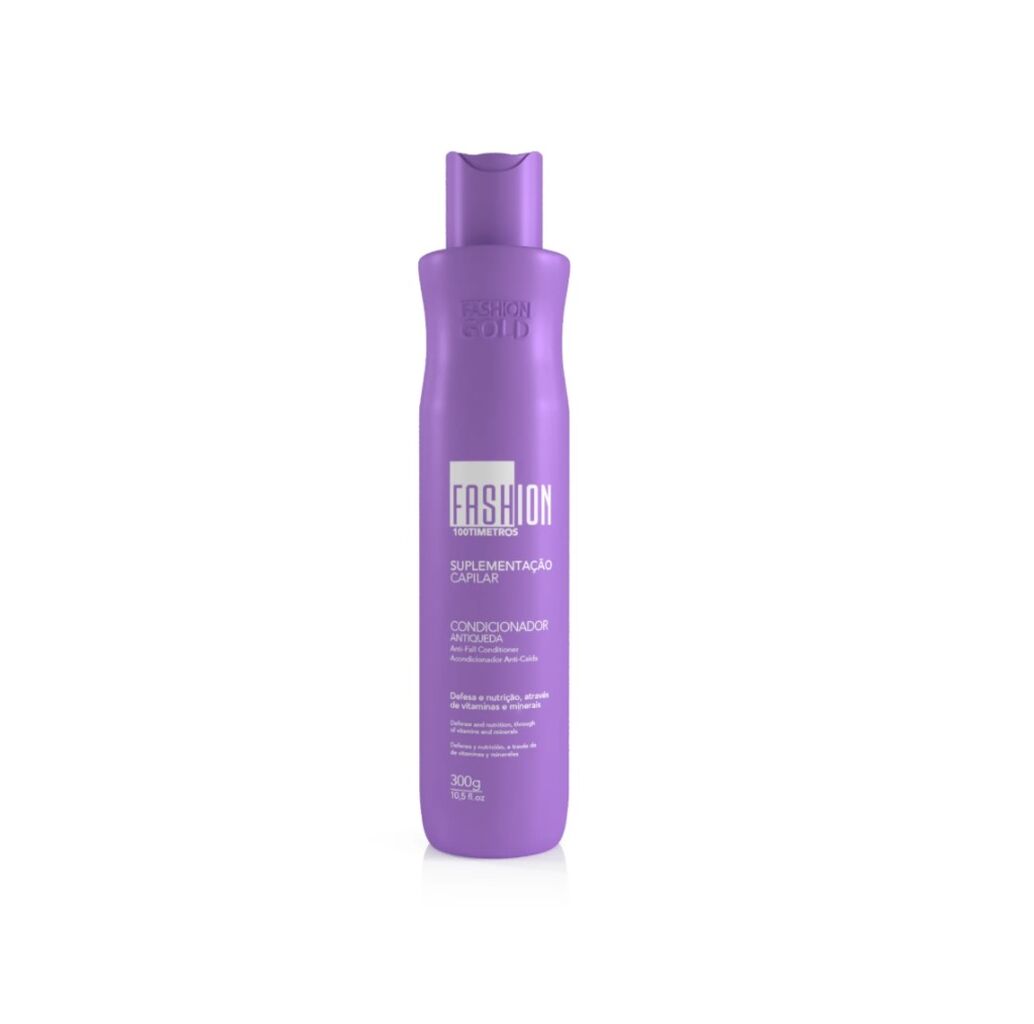 100timetros condicionador Antiqueda capilar 300 gr - fashion gold 
