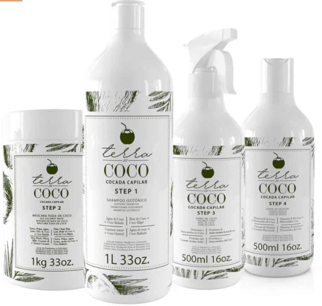 Kit tratamento cocada capilar 1kg - Terra coco 