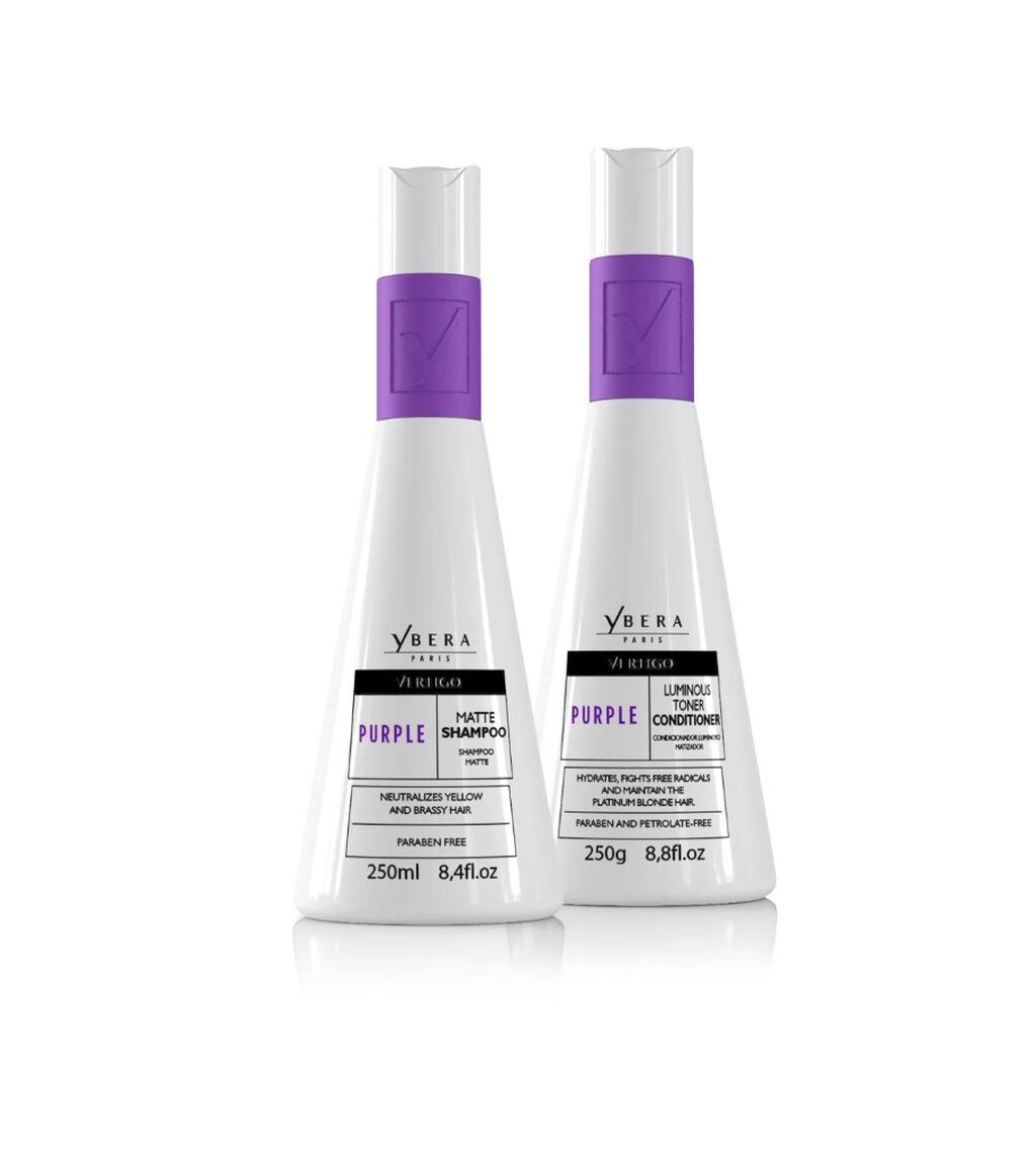 Kit manuten&ccedil;&atilde;o Vertigo Purple 250ml/250g - Ybera Paris 