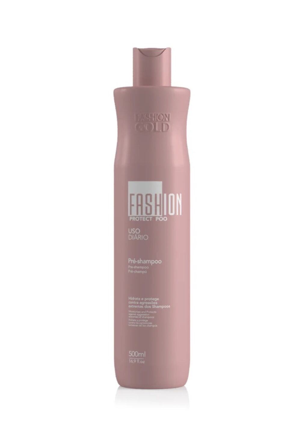 Protect poo pr&eacute; shampoo 500g - fashion gold