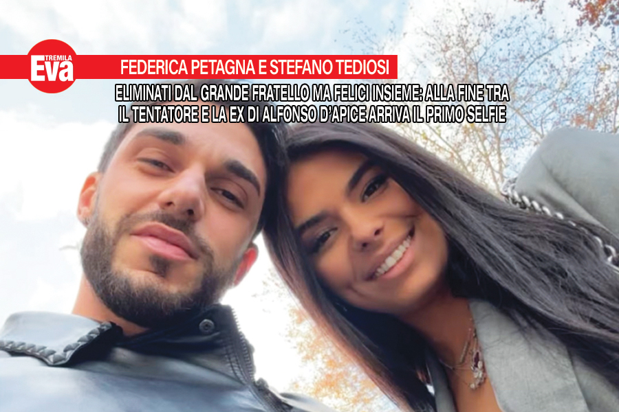 Federica Petagna e Stefano Tediosi: magico selfie a Roma