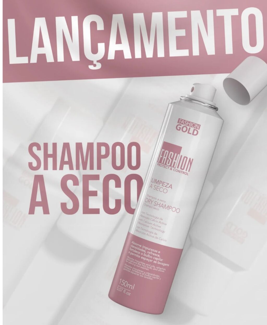 Shampoo a seco  150ml - fashion gold 