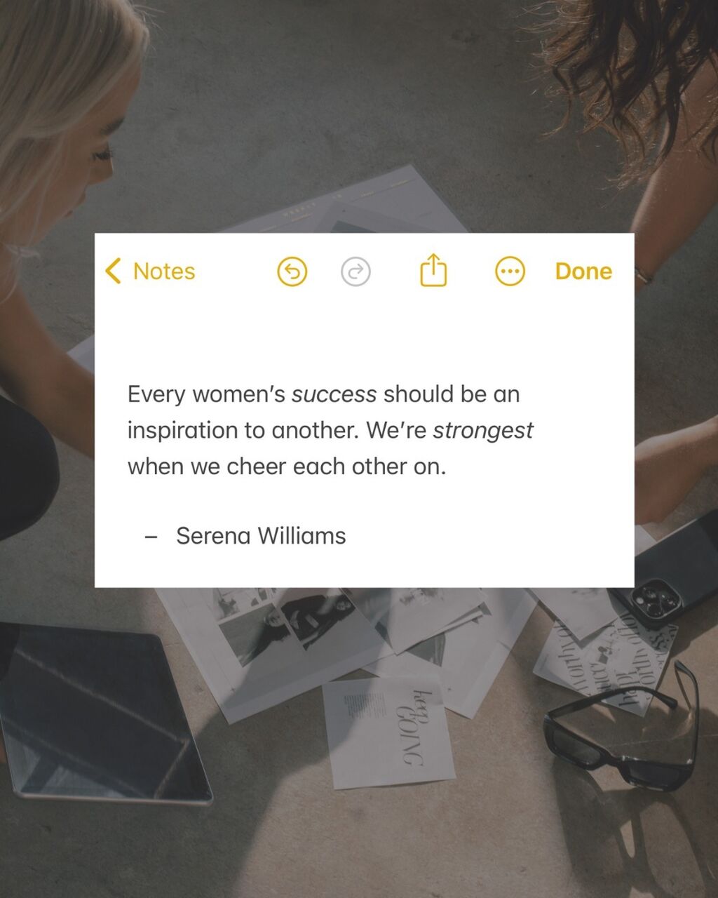 Women's success