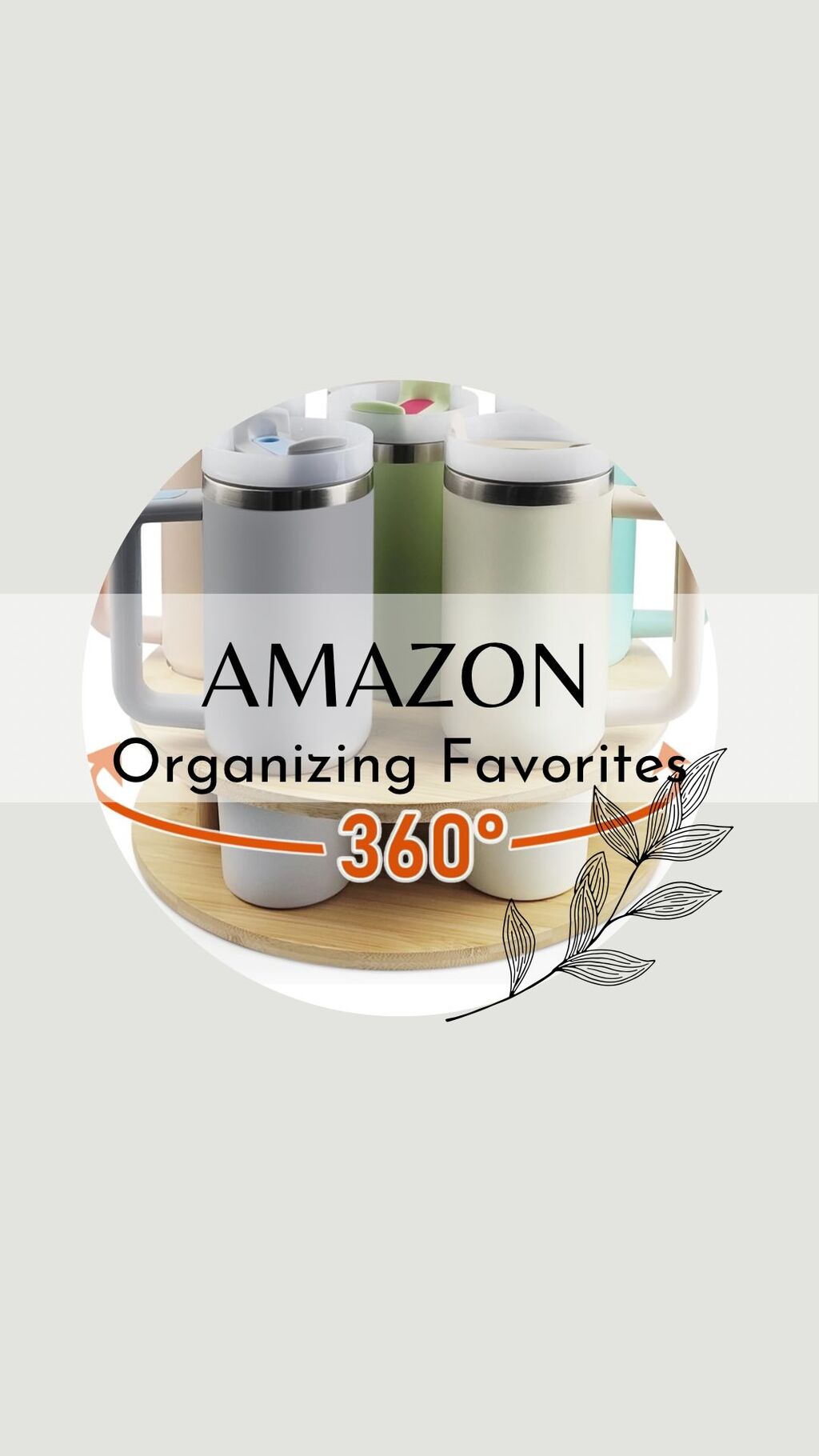 tumbler organizer