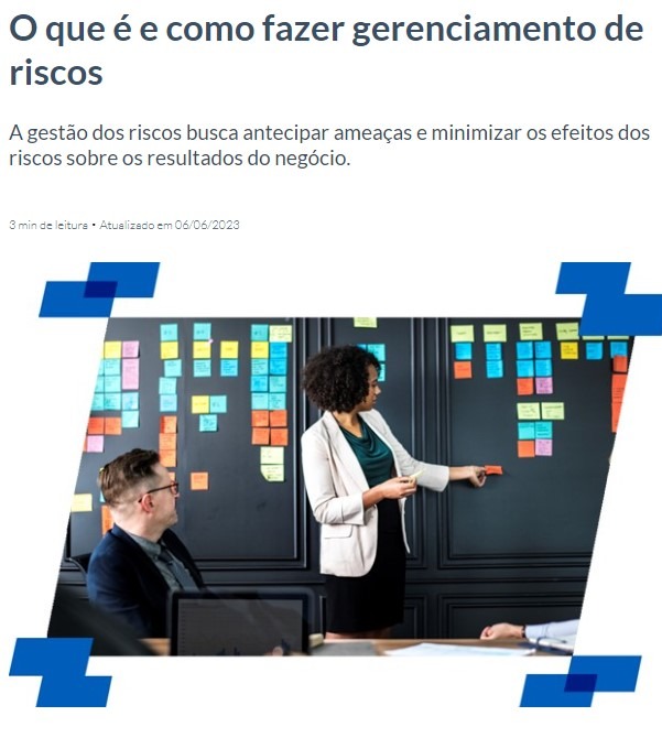O que &eacute; e como fazer gerenciamento de riscos