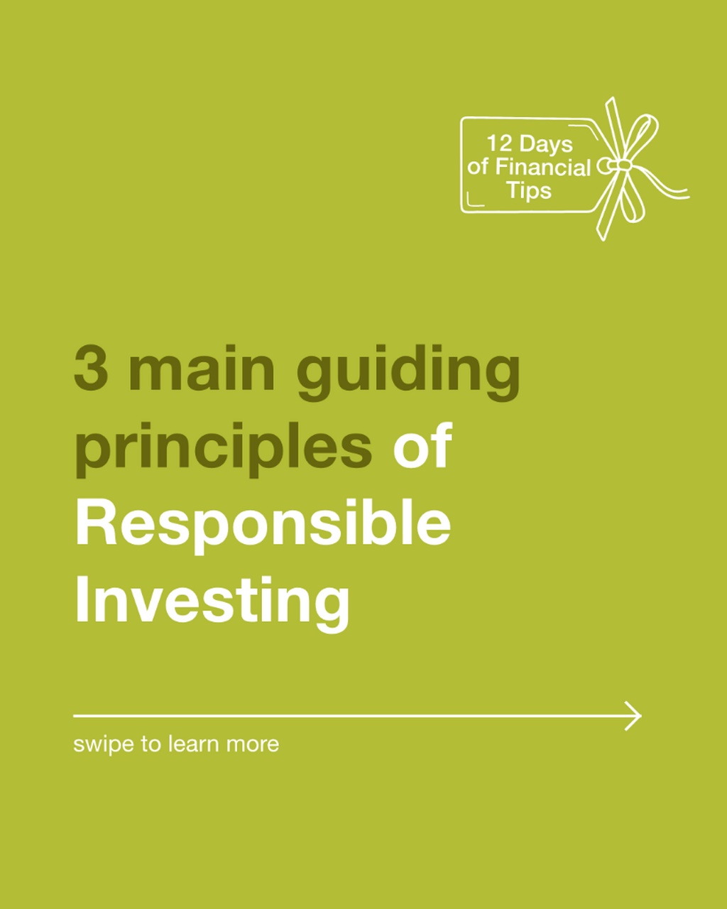 Responsible Investing: the road to a better and brighter future
