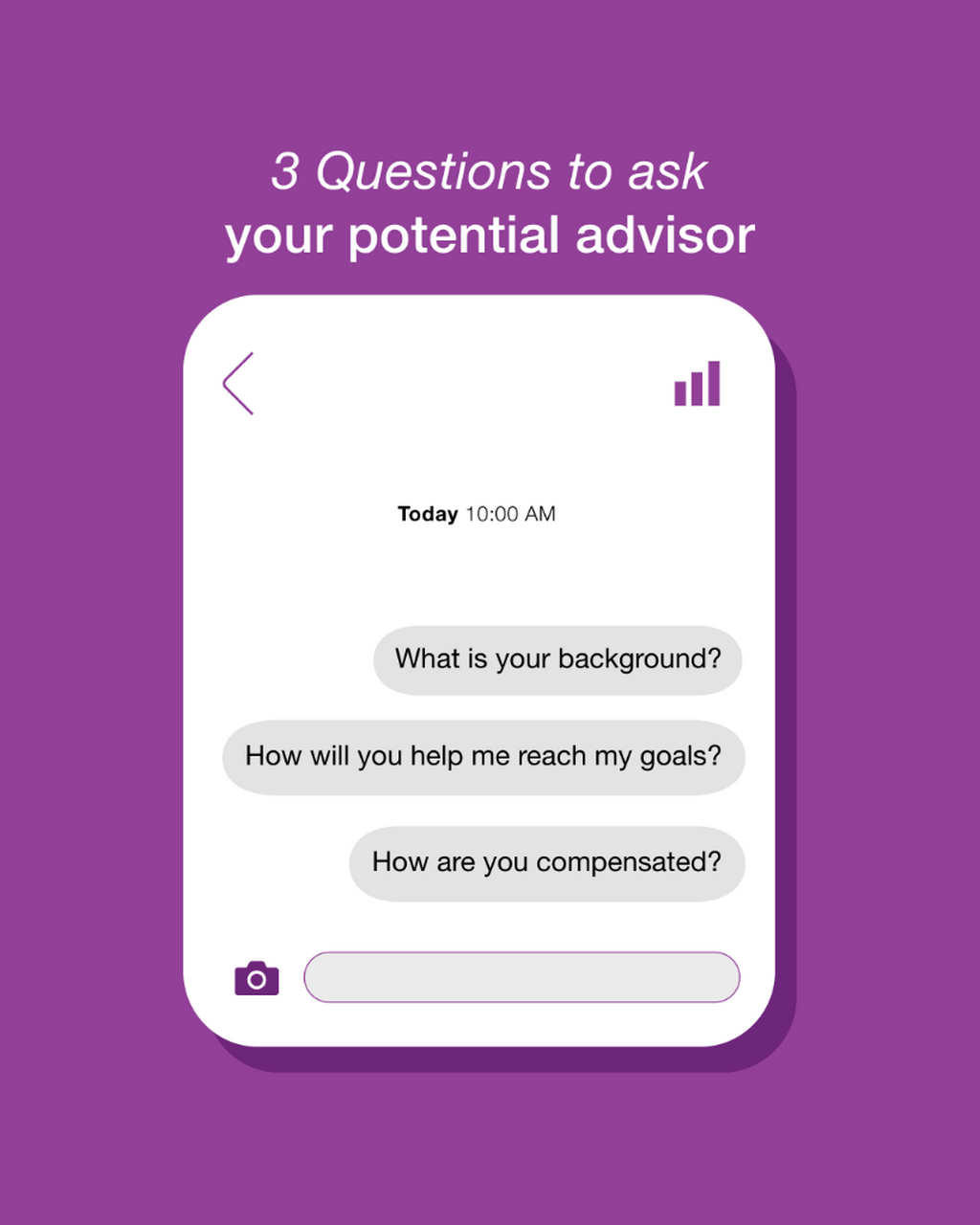 5 questions to ask a potential financial advisor
