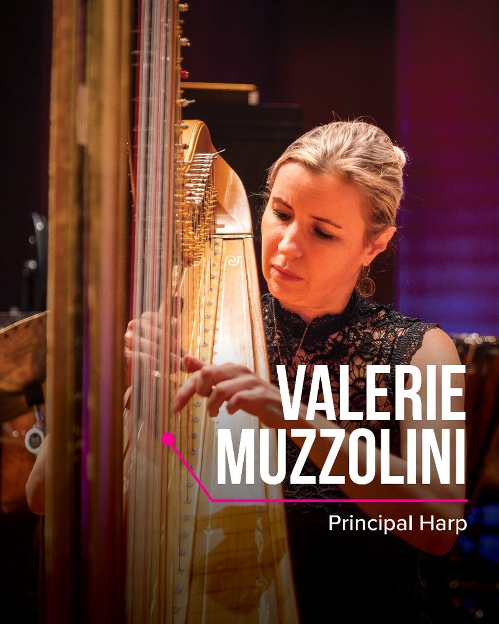 Principal Harp Valerie Muzzolini
