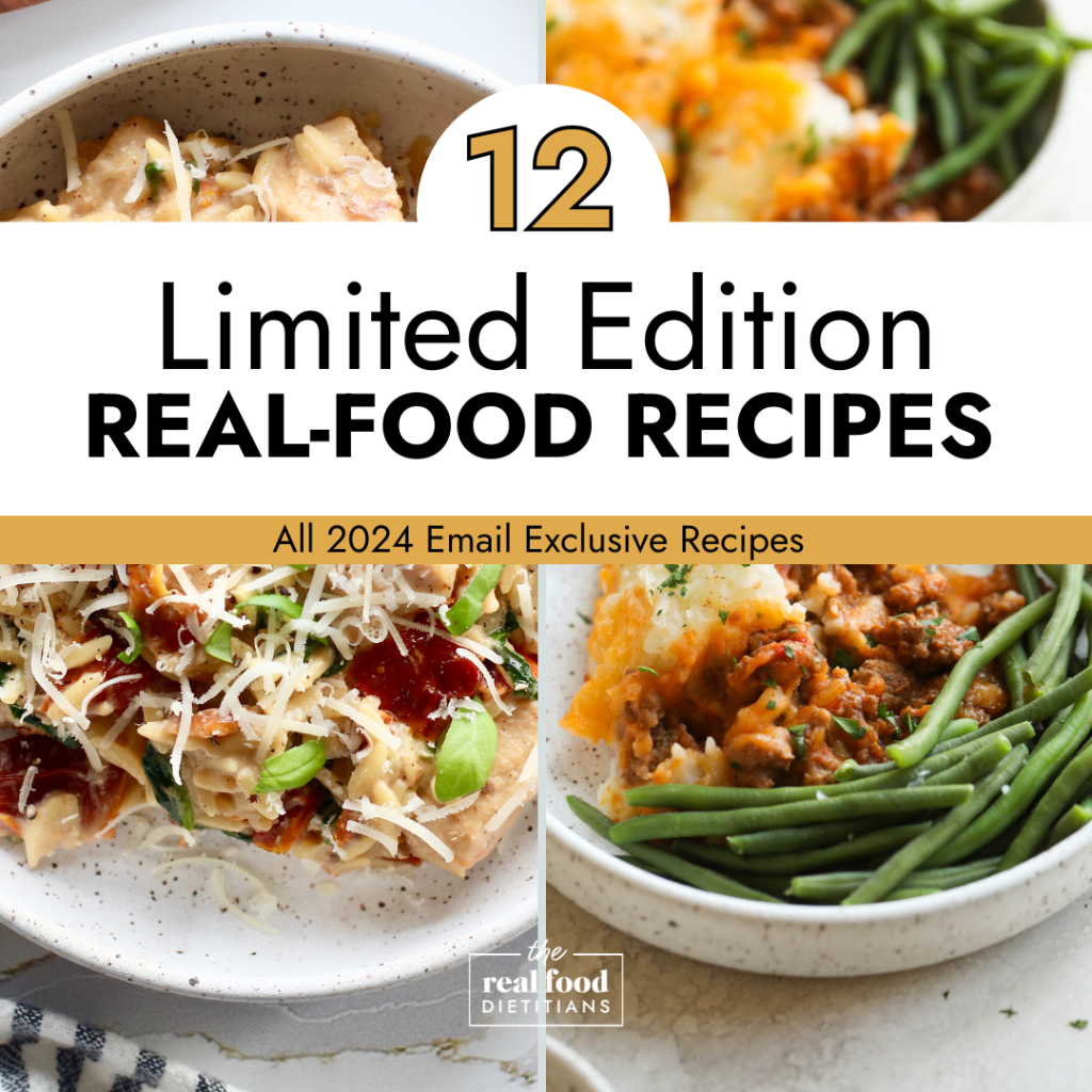 12 Limited Edition Real-Food Recipes (2024 Holiday Gift)