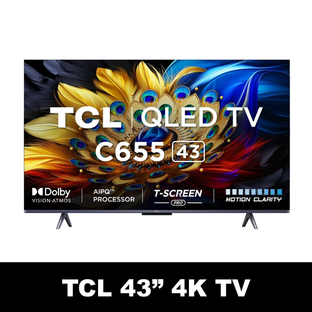 TCL 43 Inch 4K QLED TV - Best TV under 30000