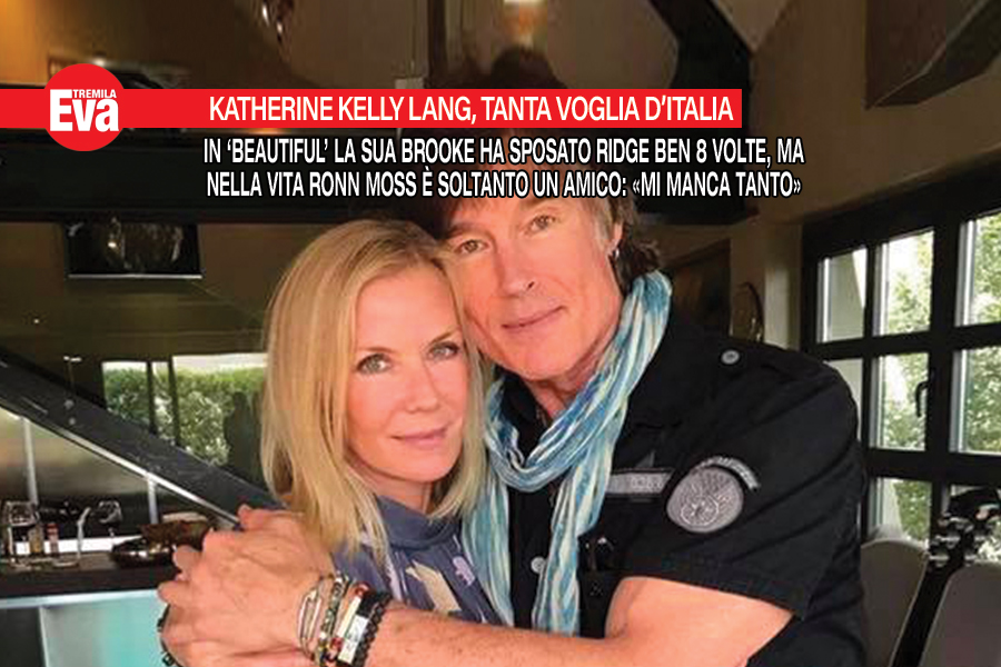 Katherine Kelly Lang &egrave; di nuovo single e ha voglia d'Italia