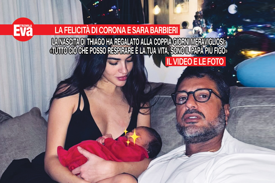 Fabrizio Corona e Sara Barbieri, le foto pi&ugrave; belle di Thiago